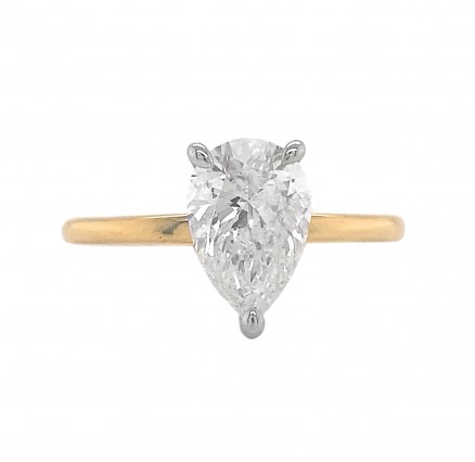 18kt White And Yellow Gold Diamond Ring