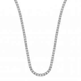 18kt White Gold Diamond Necklace