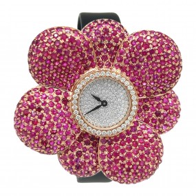 18kt Rose Gold Diamond Watch