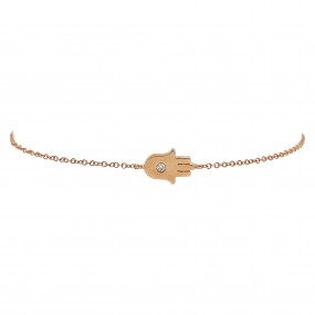 14kt Rose Gold Diamond Bracelet