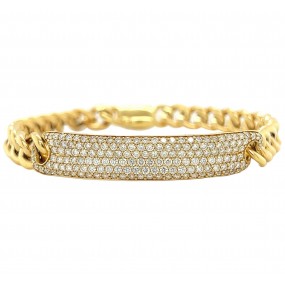 18kt Yellow Gold Diamond Bracelet